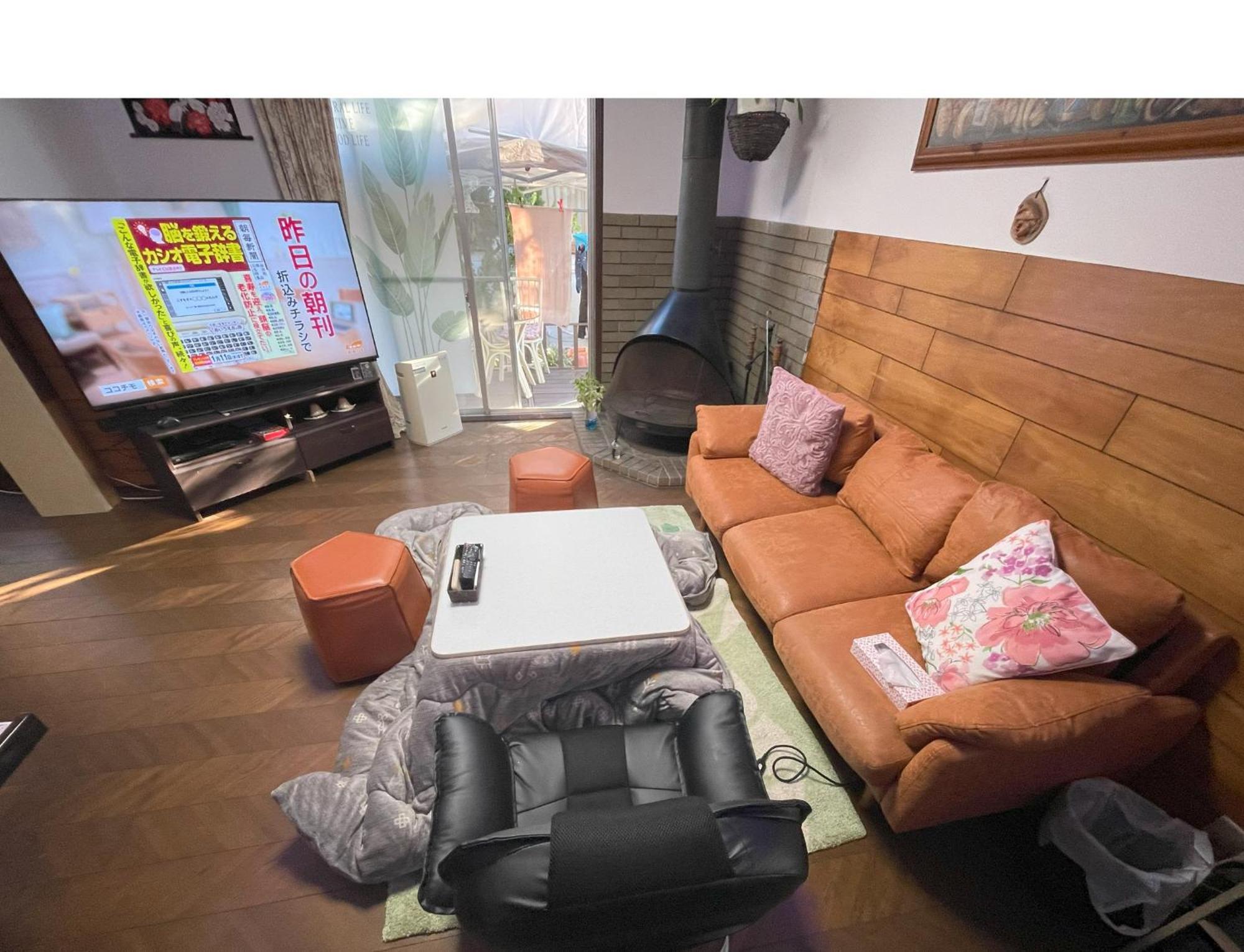 Tatami Room & Living Room Equipped With Multinational Tv And Fire, Bbq Corner In Tokyo Downtown House Dış mekan fotoğraf